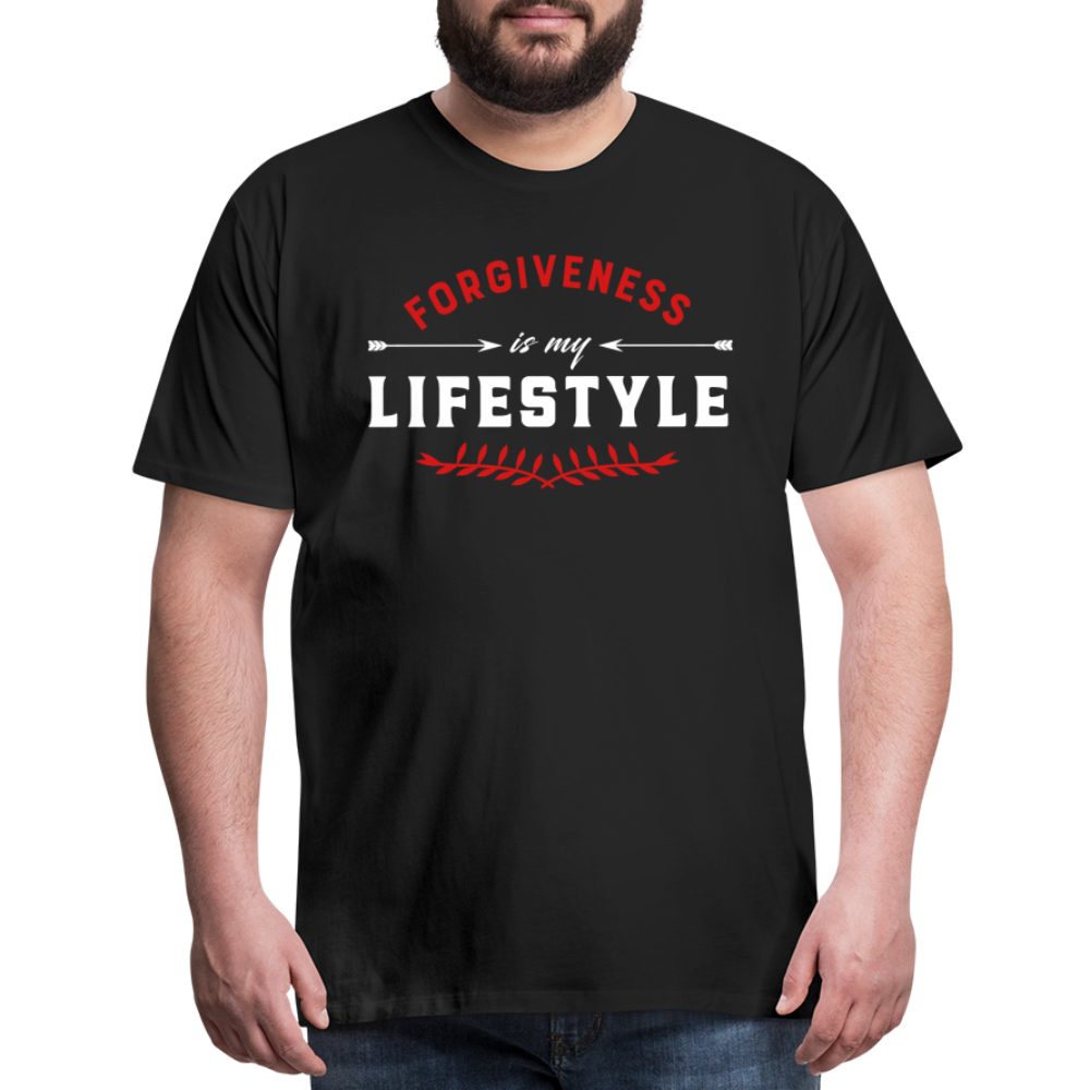 "Forgiveness is my Lifestyle" Unisex Classic Black T-Shirt - black