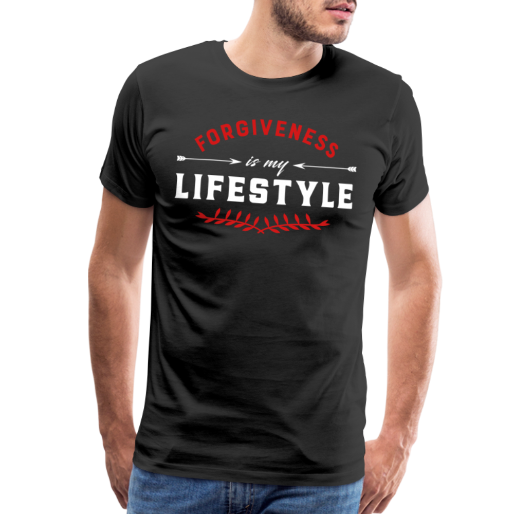 "Forgiveness is my Lifestyle" Unisex Classic Black T-Shirt - black