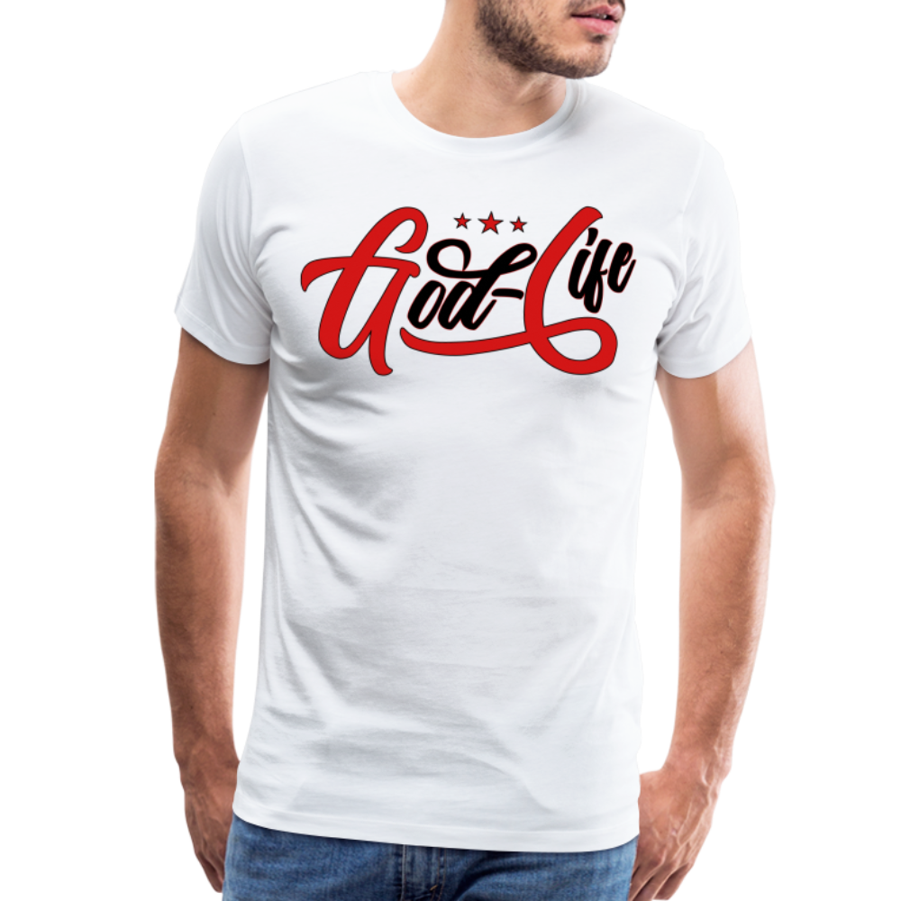 "God-Life" Unisex Classic White T-Shirt - white