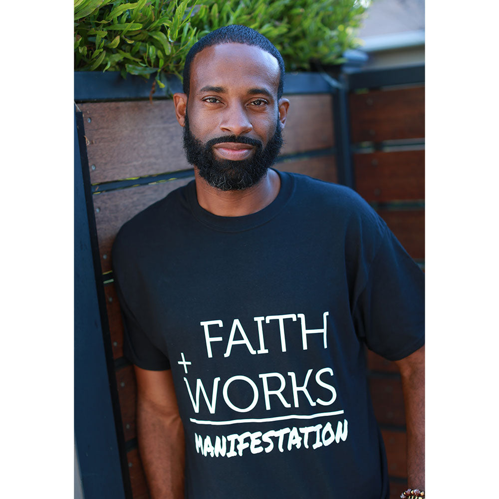 "Faith + Works = Manifestation" Men's Short-Sleeve T-Shirt
