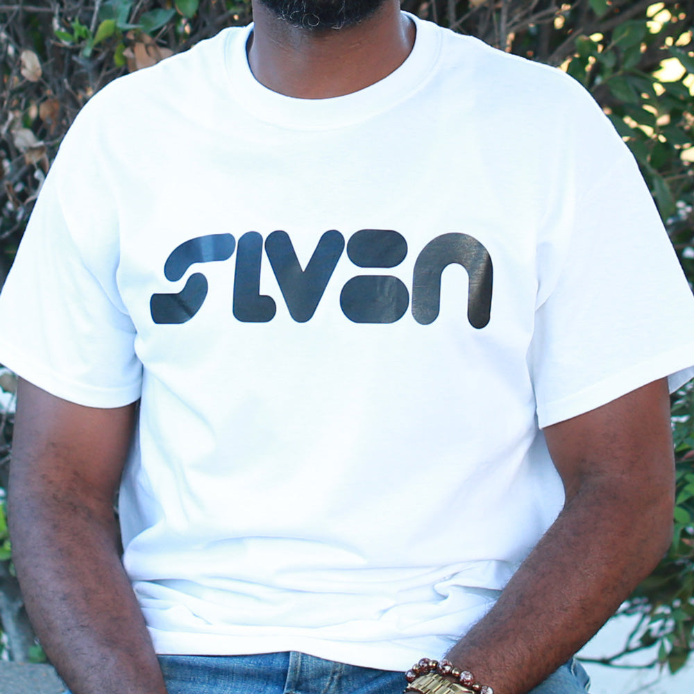 "SLV8N" Black Print Men's Premium T-Shirt